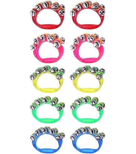 Amazon | 【TERA】5色15個セット ハンドベル 鈴 ベル 音楽 楽器